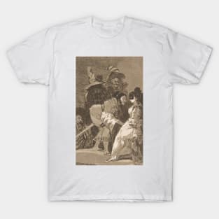 Nobody knows himself by Francisco Goya T-Shirt